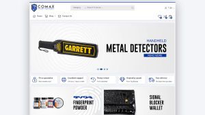 Comax Website Landing Page