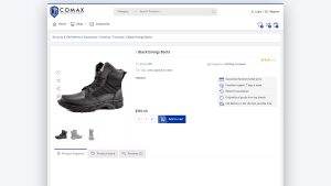 Comax Website Product Page